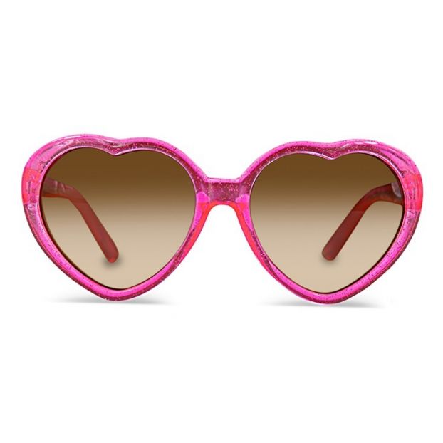 linda sunglasses glitter pink