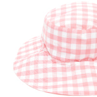 sun hat rose vichy