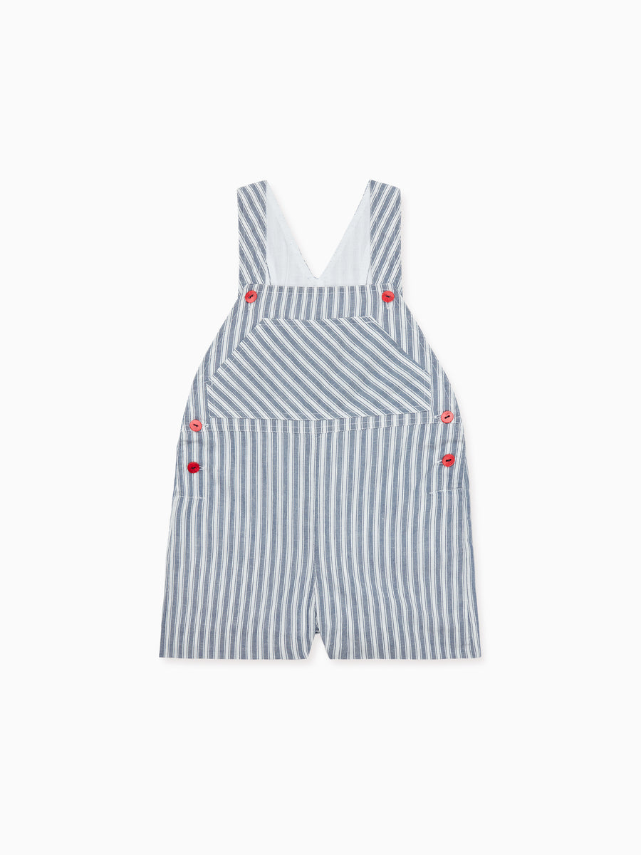 ringo dungarees navy stripe