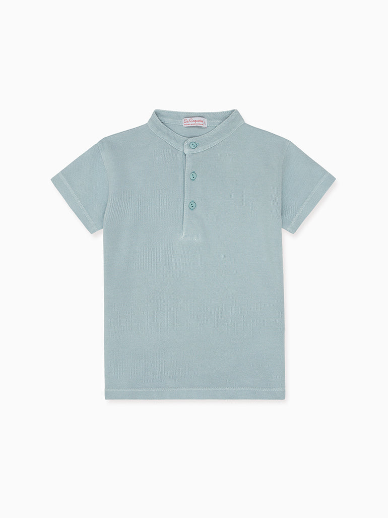 boys alcon polo shirt sage