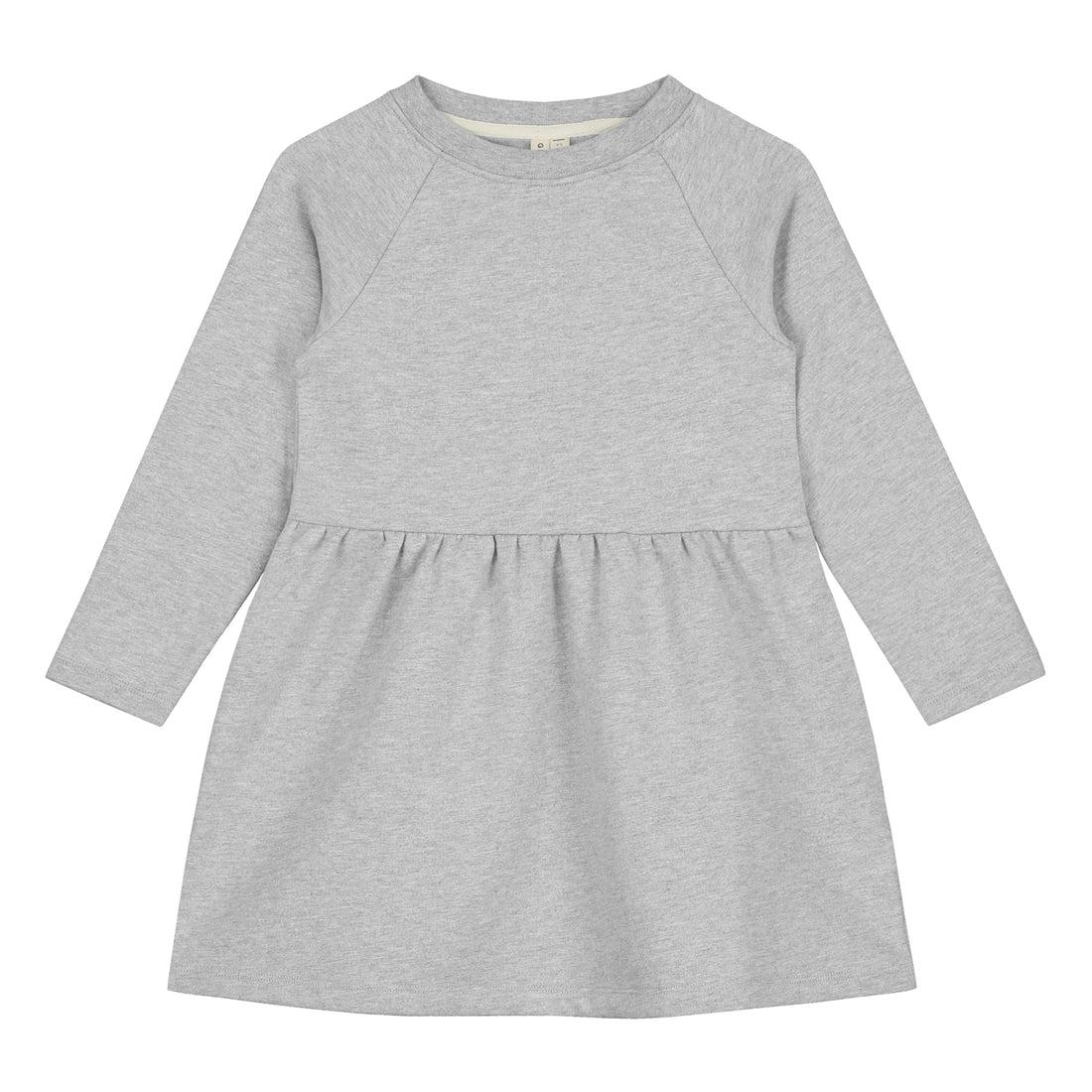 long sleeve cotton dress grey