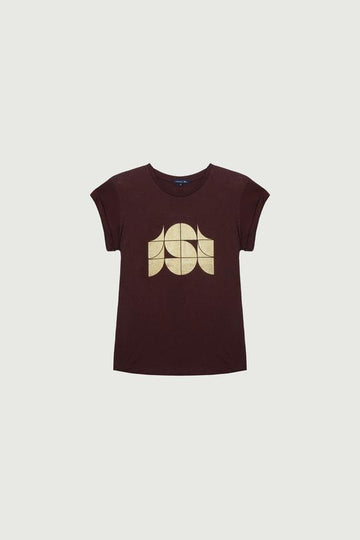 women's valentin aubergine tee