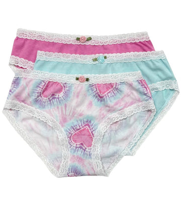 3 pack panties tie dye