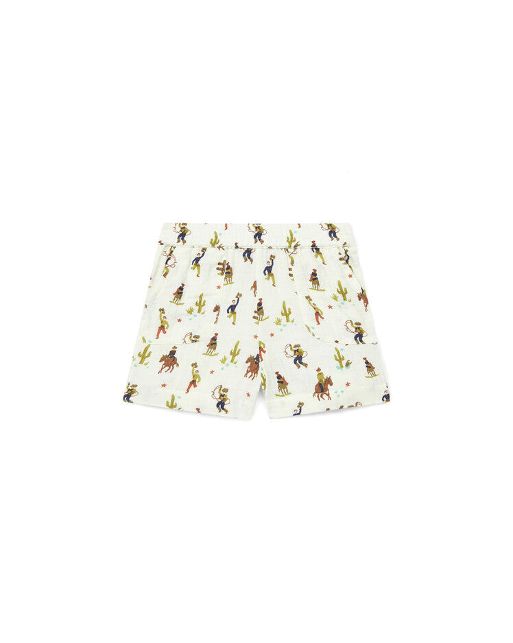 baby sante fe print short