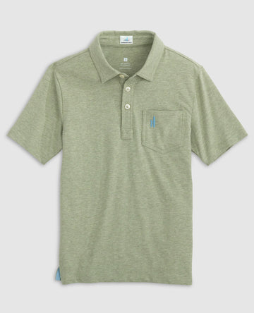 heathered original polo dill