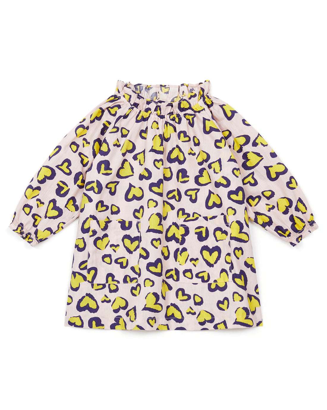 baby dress leopard rose