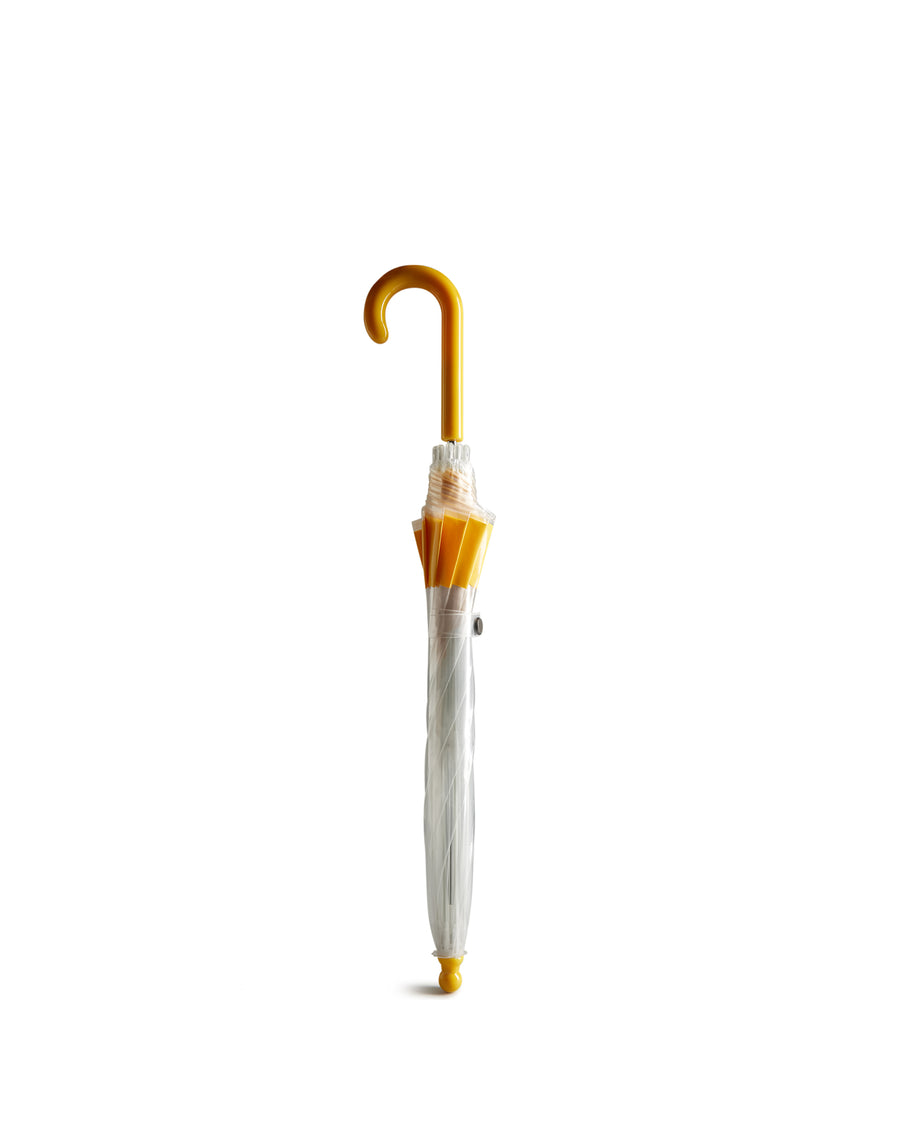 moustache umbrella yellow