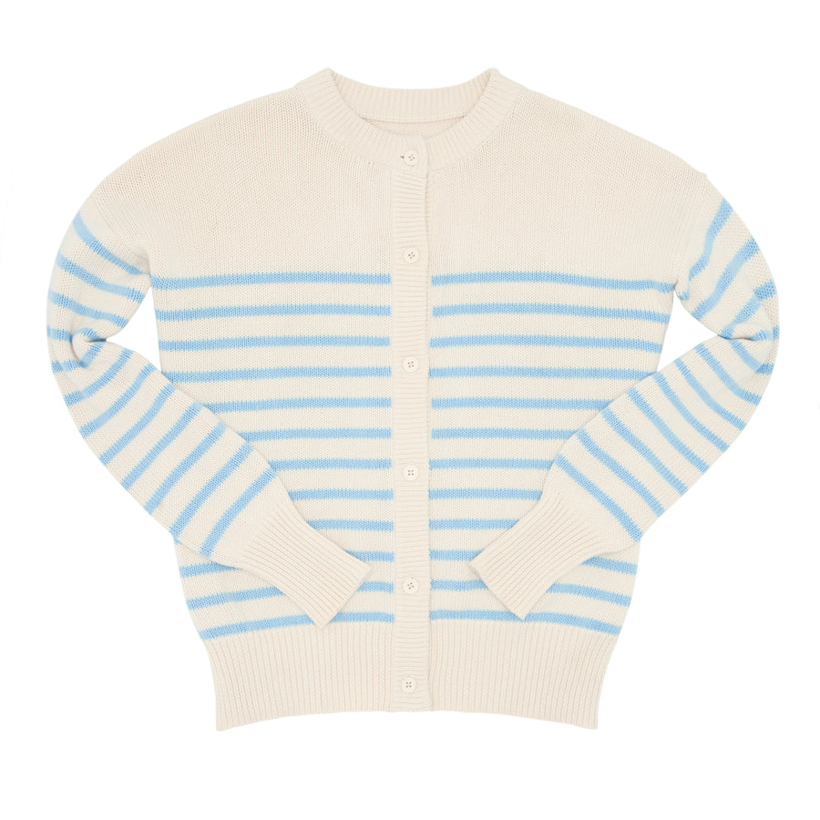 women's striped cardigan