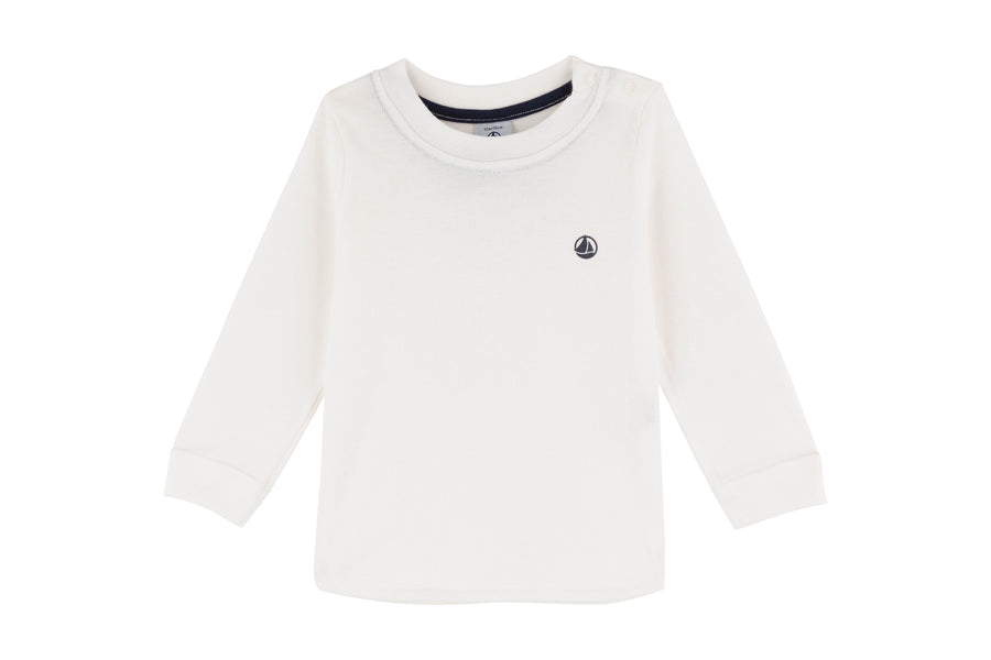 teckel ls tee with boat logo